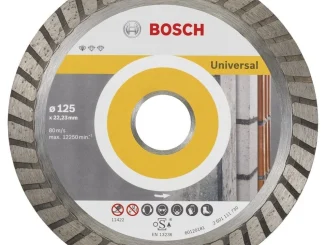 Bosch - Standard Seri Genel Yapı Malzemeleri İçin Turbo Segmanlı 9+1 Elmas Kesme Diski Set 125 mm