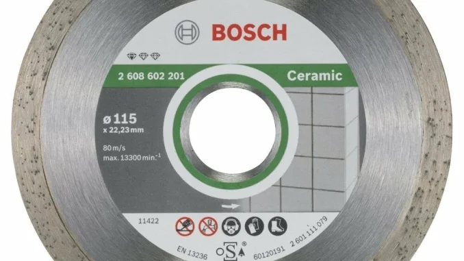 Bosch - Standard Seri Seramik İçin Elmas Kesme Diski 115 mm