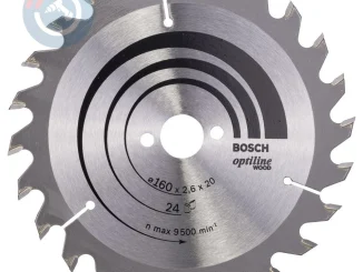 Bosch - Optiline Serisi Ahşap için Daire Testere Bıçağı 160*20/16 mm 24 Diş