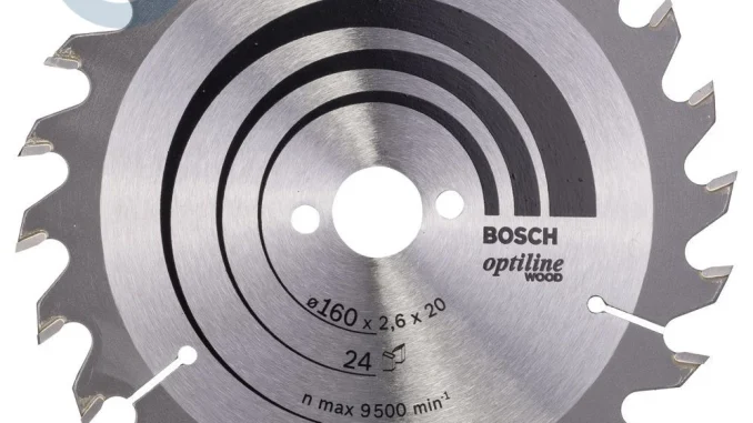 Bosch - Optiline Serisi Ahşap için Daire Testere Bıçağı 160*20/16 mm 24 Diş