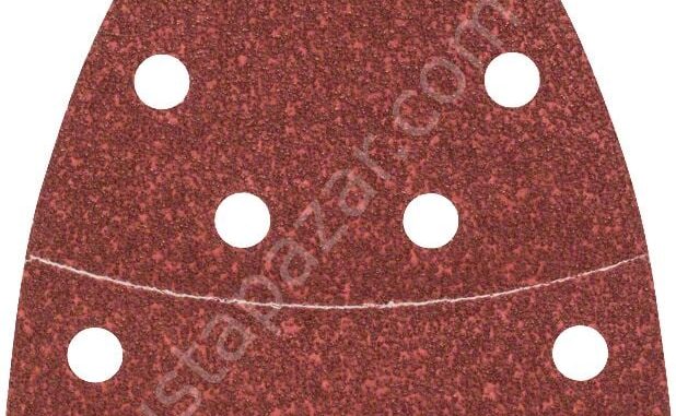 Bosch - Multi Zımpara Kağıdı 10'lu, 102 x 62/93 mm 60 Kum 11 Delik Bosch - Multi Zımpara Kağıdı 10'lu, 102 x 62/93 mm 60 Kum 11 Delik