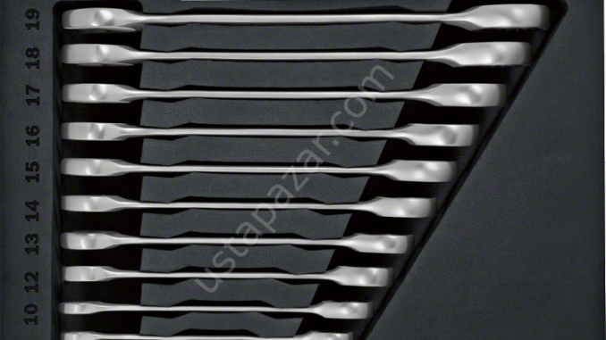 1600A02AU0 Bosch Profesyonel Anahtar Takımı 10 Parça